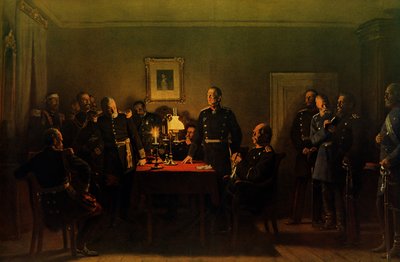 The Capitulation of Sedan by Anton Alexander von Werner